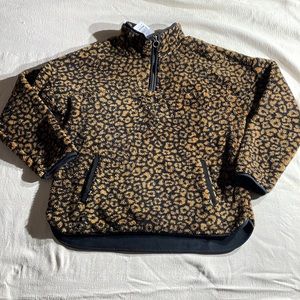 Time &Tru NEW size L 12-14 animal print pullover sweatshirt, SUPER SOFT!!